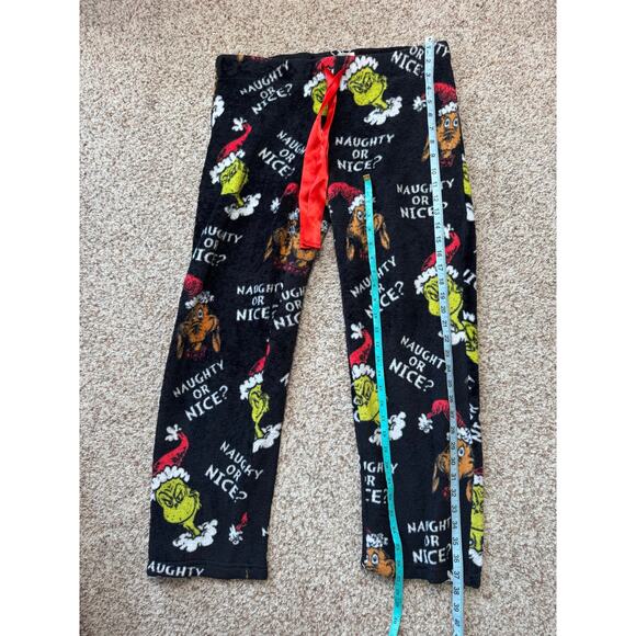 THE GRINCH Fleece Christmas PJ/Lounge pants; Snoopy & Snowflakes,Women's Large. - Picture 4 of 9